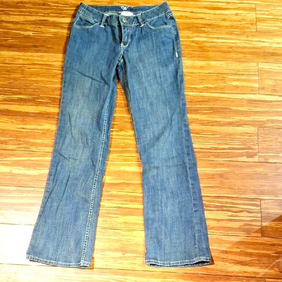 Womens Worn Size 8 Boot Cut Jeans - Picture 1 of 5